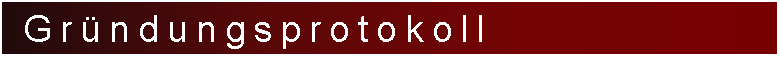 Textfeld:  Grndungsprotokoll  